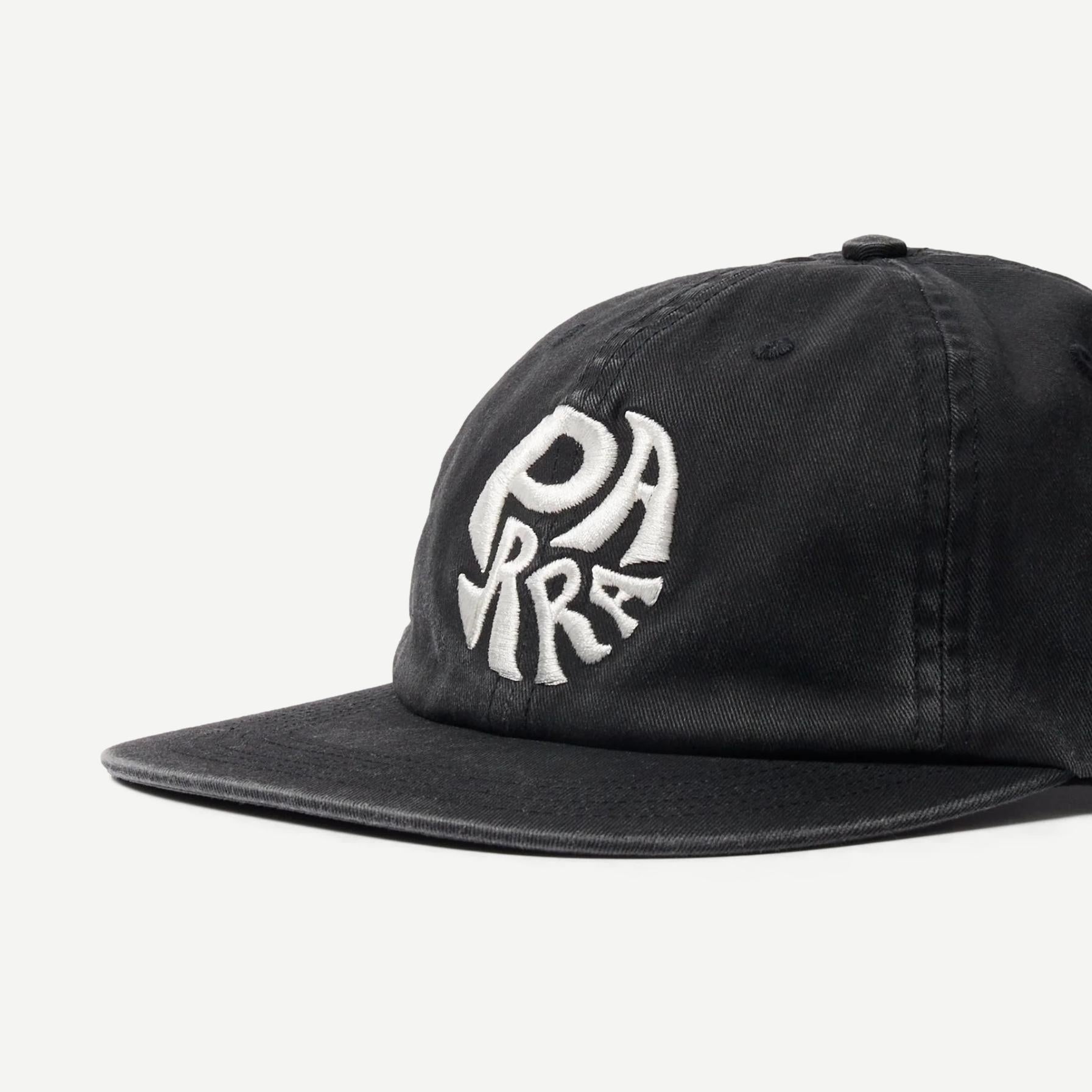 1976 Logo 6 Panel Hat - Black - Galvanic.co