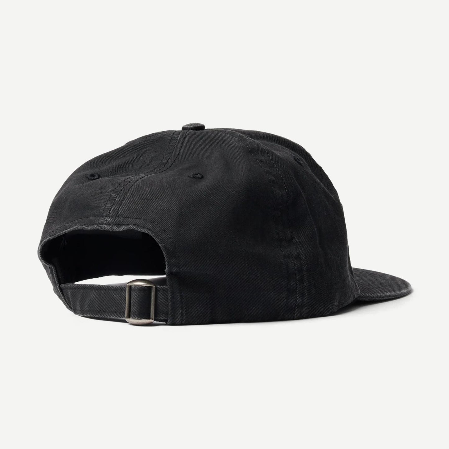1976 Logo 6 Panel Hat - Black - Galvanic.co