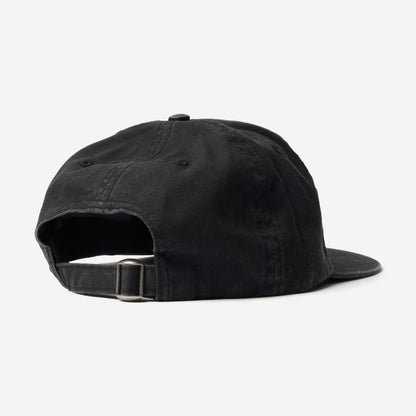 1976 Logo 6 Panel Hat - Black - Galvanic.co