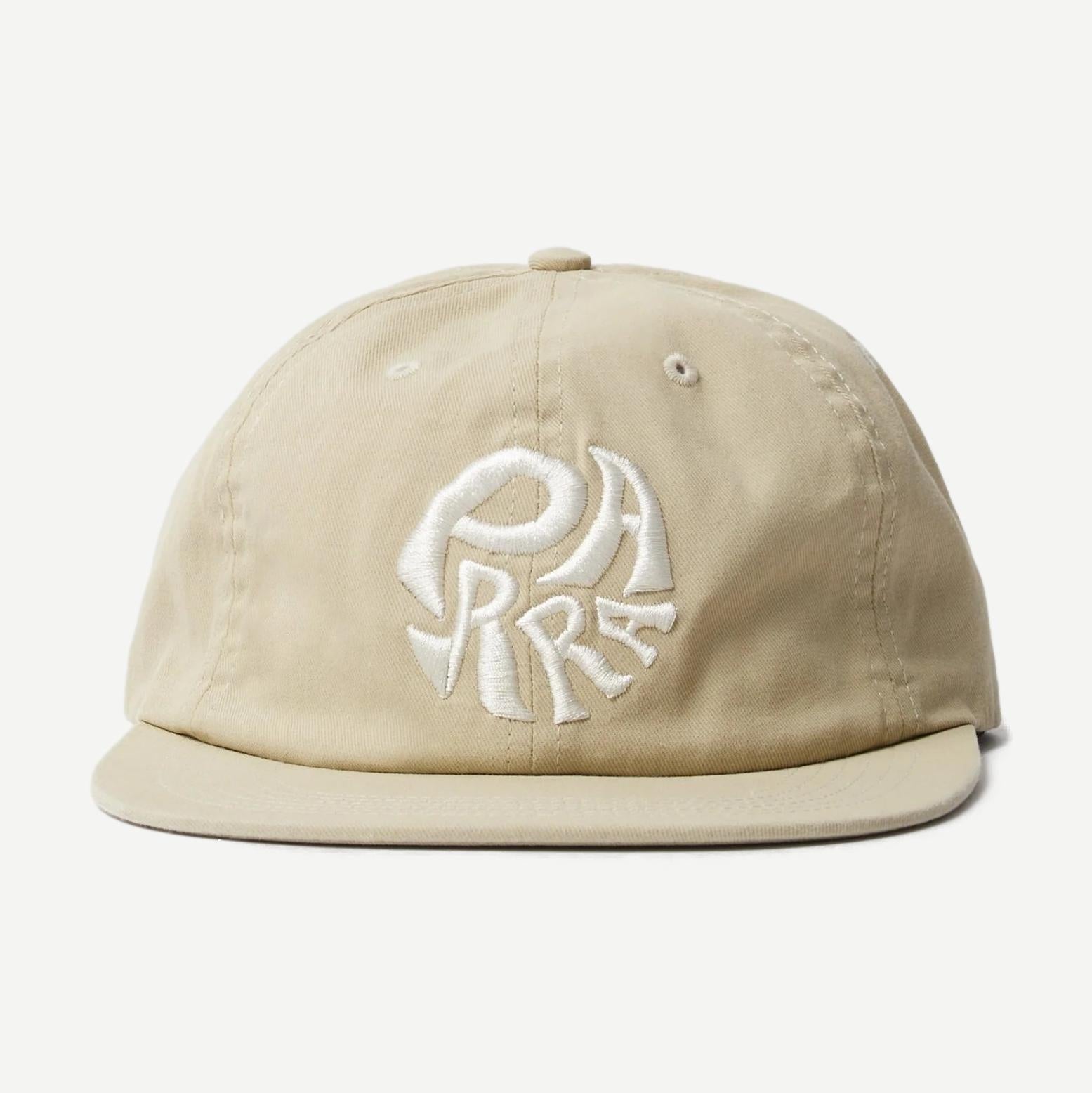1976 Logo 6 Panel Hat - Beige - Galvanic.co