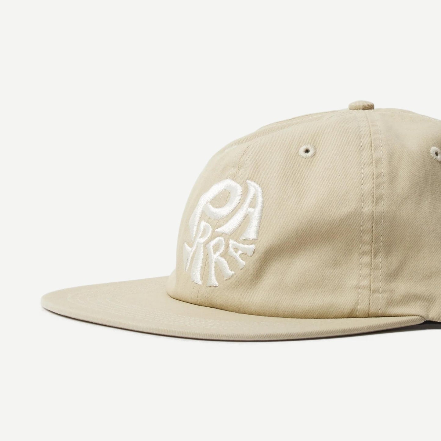 1976 Logo 6 Panel Hat - Beige - Galvanic.co