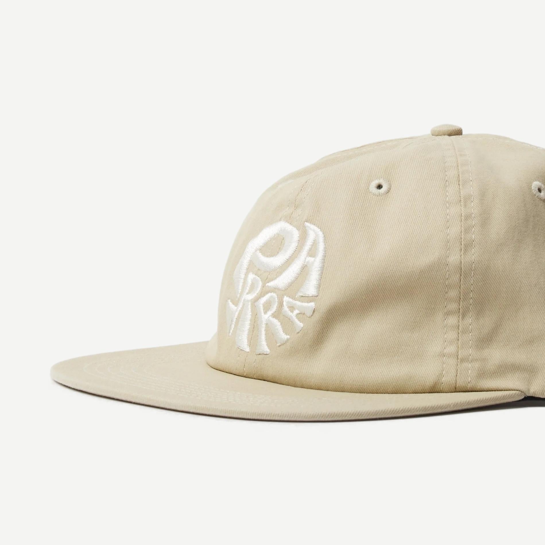 1976 Logo 6 Panel Hat - Beige - Galvanic.co