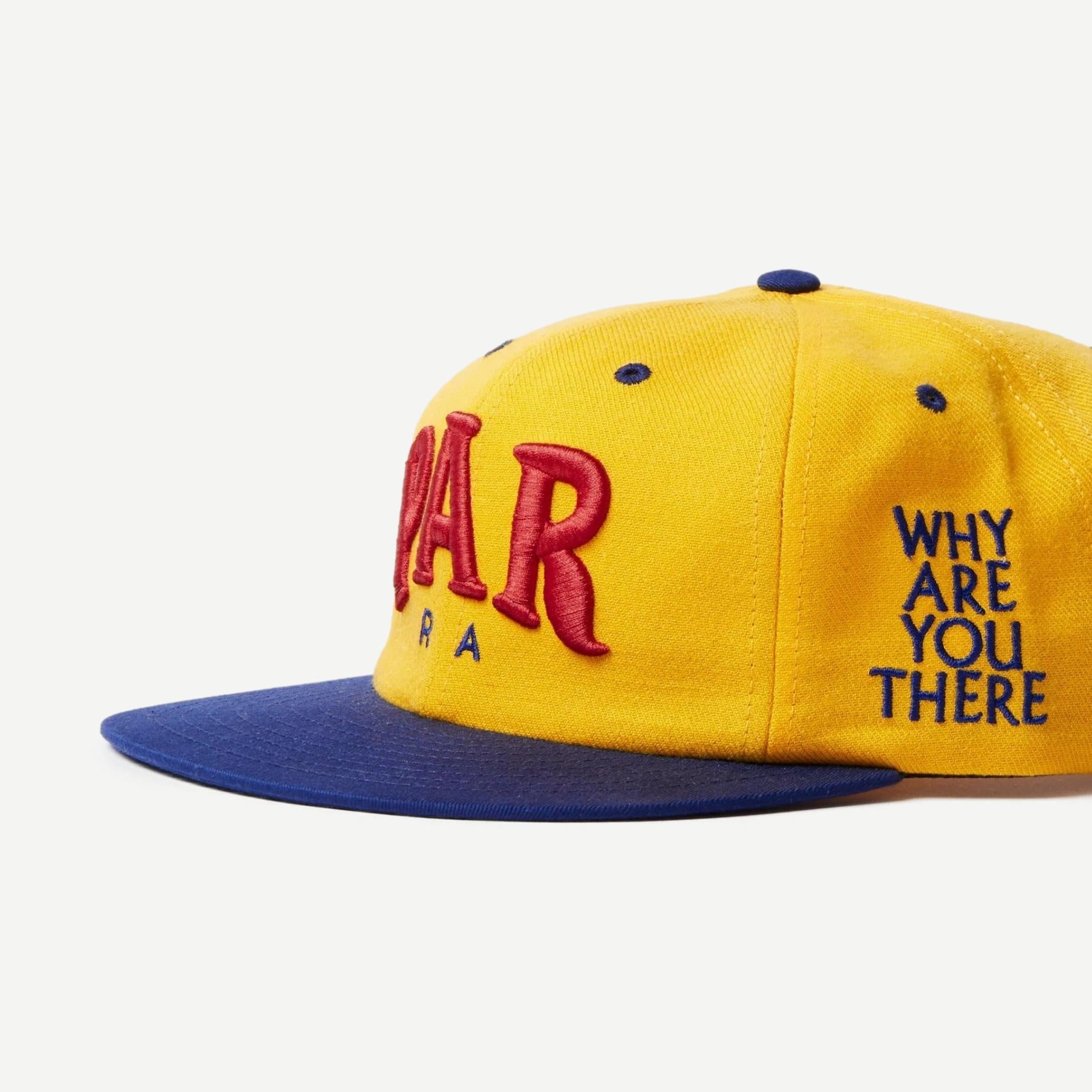 Dollar Store 6 Panel Hat - Yellow - Galvanic.co