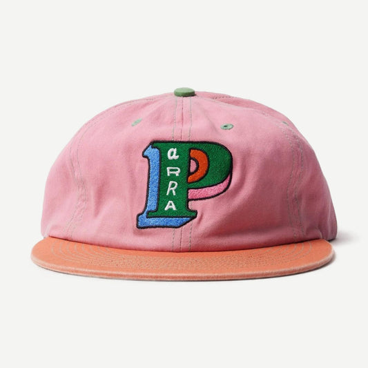 Slanted P 6 Panel Hat - Pink