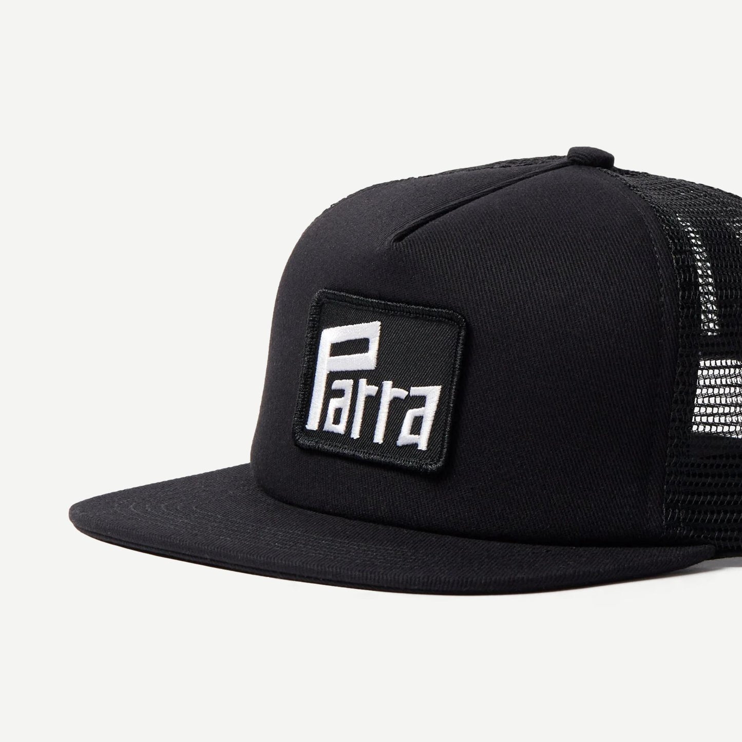 Measuring Tape Logo 5 Panel Hat - Black