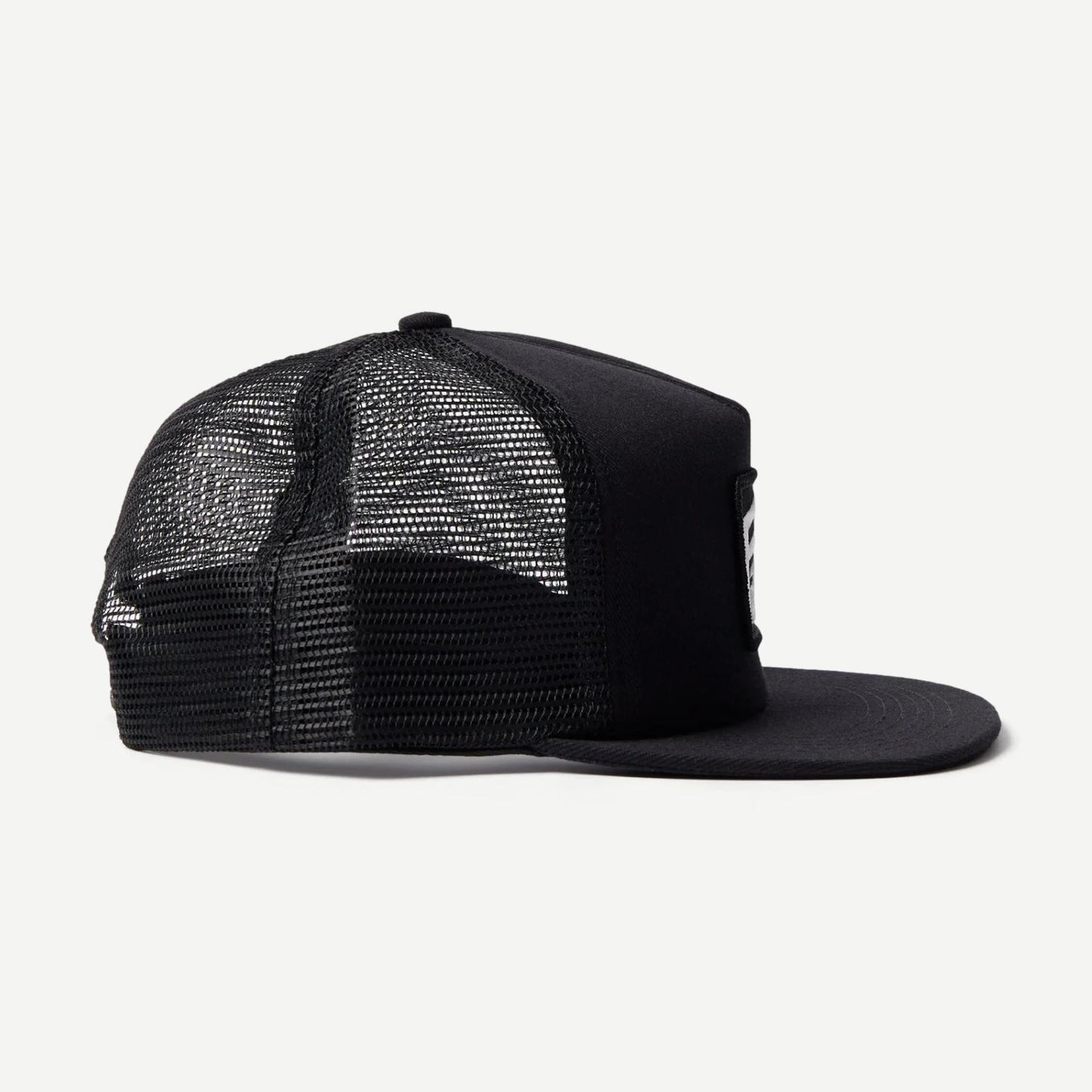 Measuring Tape Logo 5 Panel Hat - Black