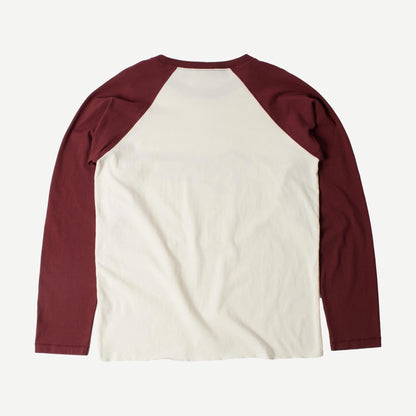 Baller Of The Based Raglan L/S -Dark Red