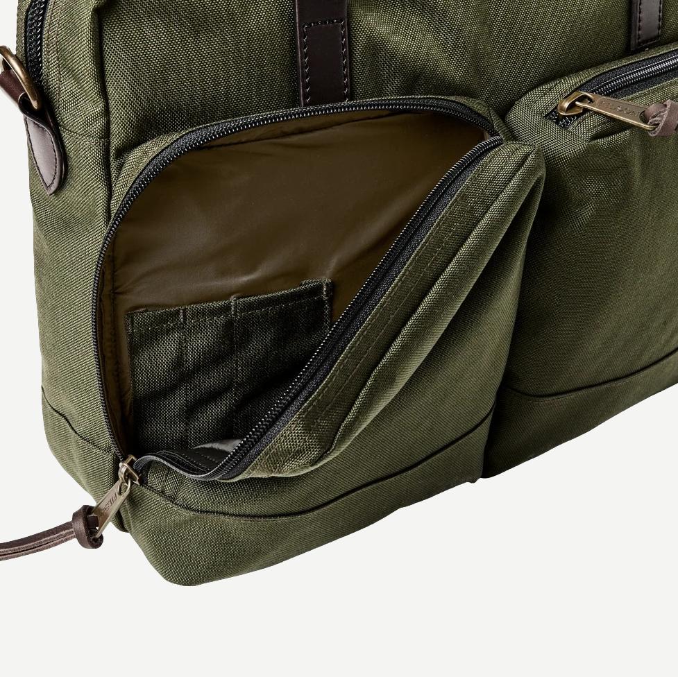 Dryden Briefcase - Otter Green - Galvanic.co