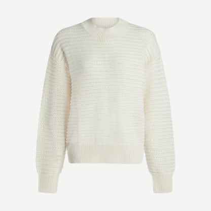 Franco Knit Crew - Egret - Galvanic.co