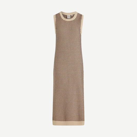 Sadia Switch Knit Dress - Birch - Galvanic.co