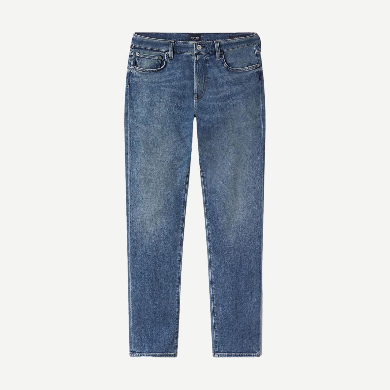 London Tapered Slim Cashmere Denim - Anders