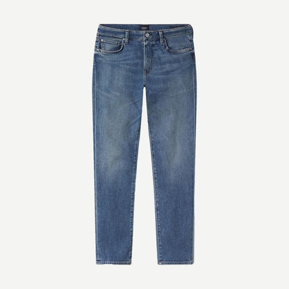 London Tapered Slim Cashmere Denim - Anders