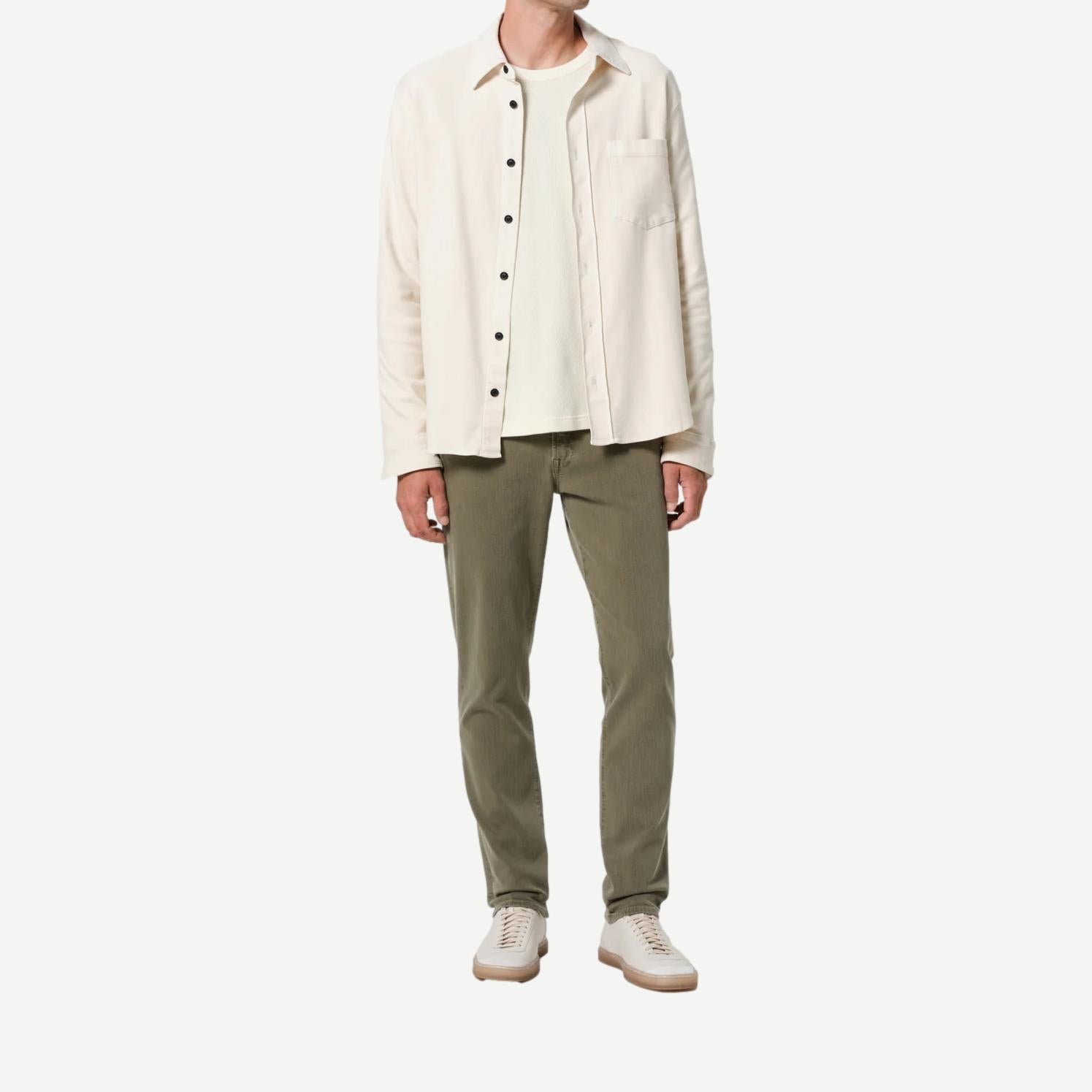 Adler Stretch Twill - Hiro Green - Galvanic.co
