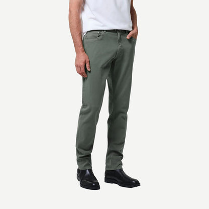 Citizens of Humanity Adler Perform Denim Nova jeans in dark wash with classic straight-leg fit, displayed on a mannequin.