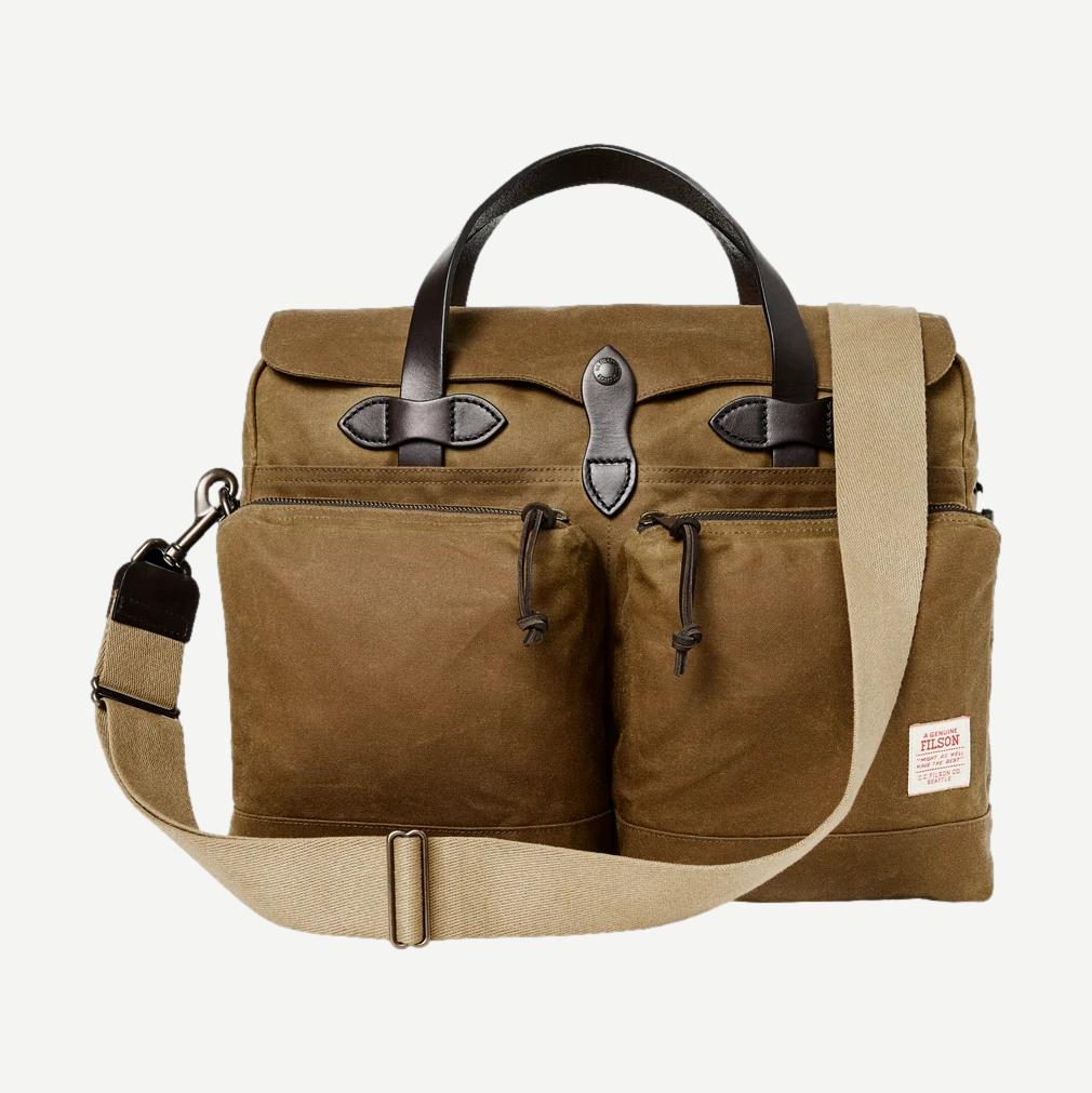 24 Hour Tin Briefcase - Dark tan