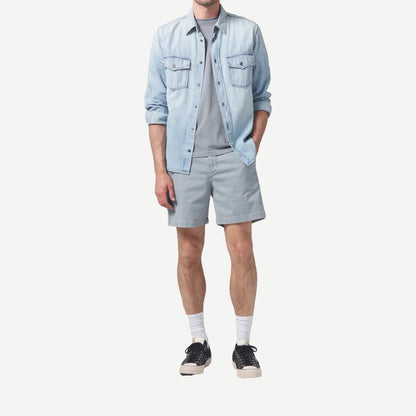 Finn Twill Chino Short - Stone Age - Galvanic.co