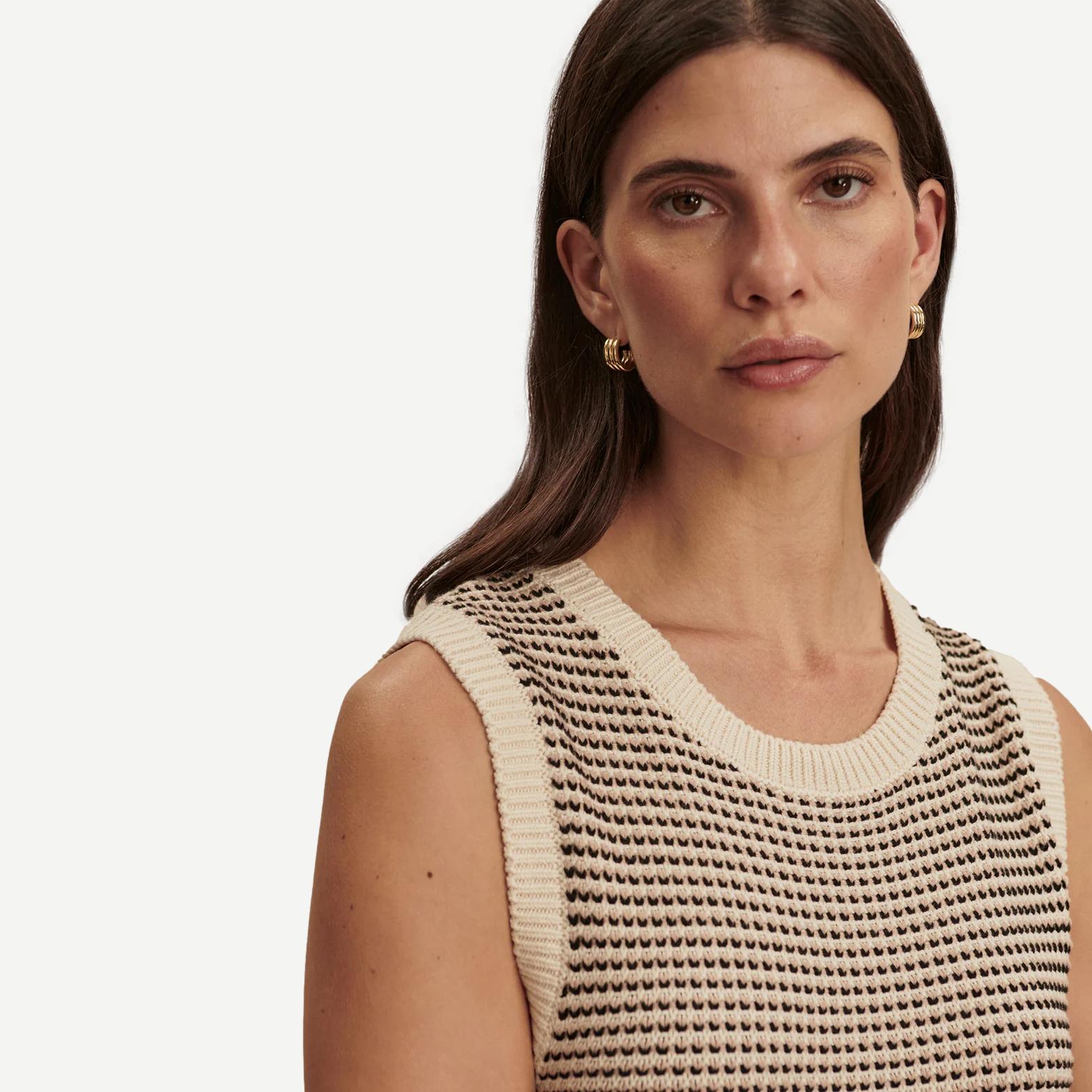 Sadia Switch Knit Dress - Birch - Galvanic.co