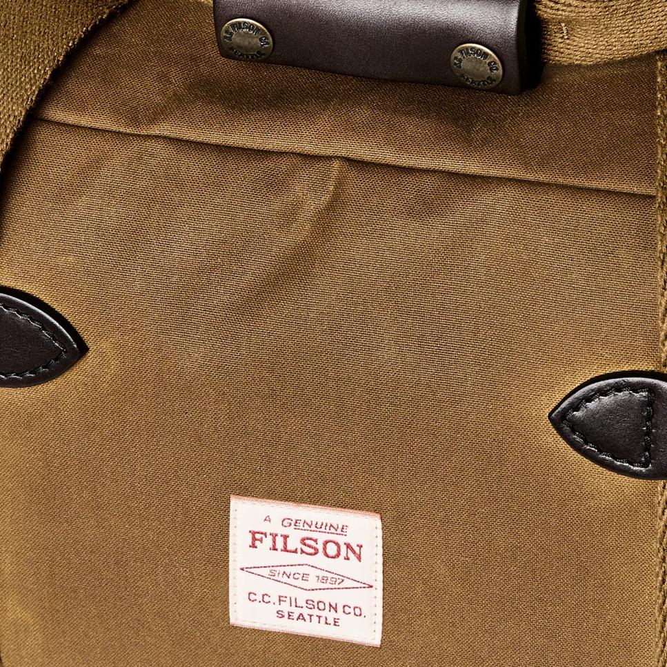 Tin Cloth Small Duffle - Dark Tan