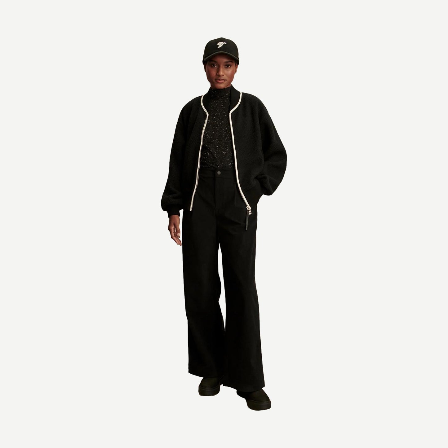 Hansley Fleece Jacket - Black
