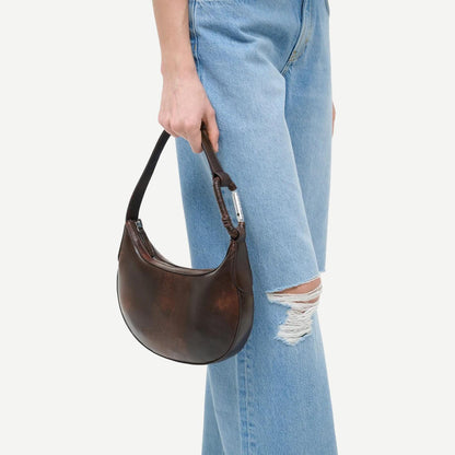 Alden Shoulder Bag - Espresso Distressed - Galvanic.co