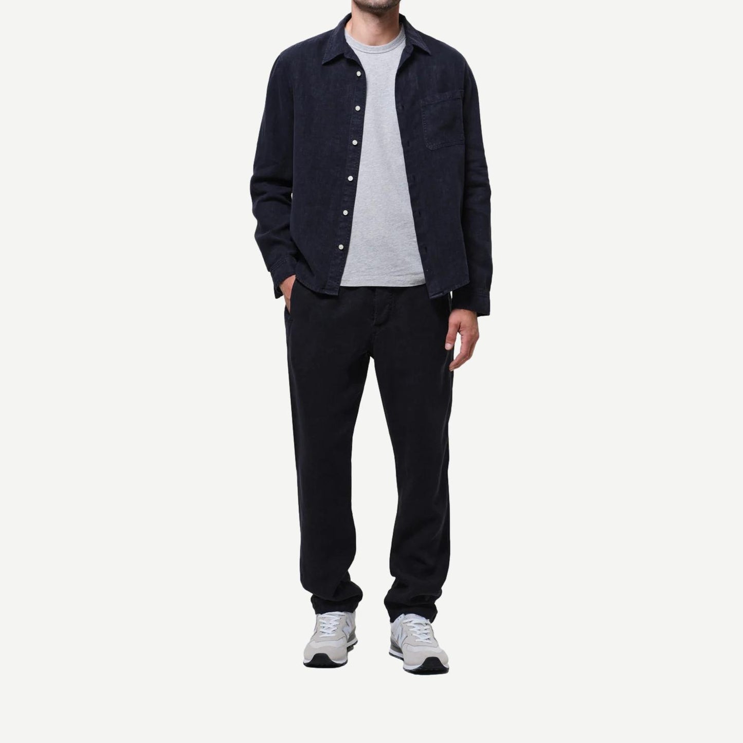 Drawstring Deck Pant - Navy