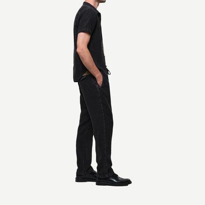 Drawstring Deck Pant - Washed Black