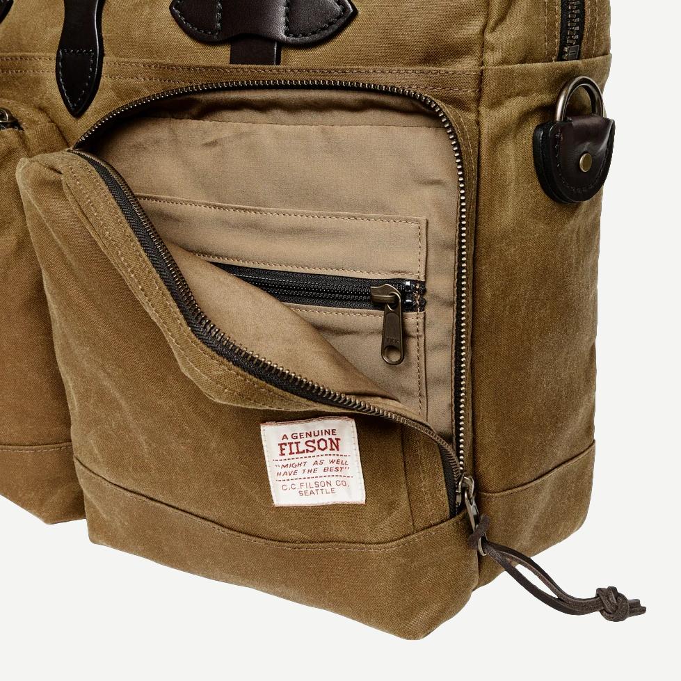 24 Hour Tin Briefcase - Dark tan