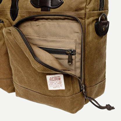 24 Hour Tin Briefcase - Dark tan