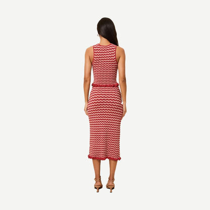 The Diana Skirt - Rooftop Red - Galvanic.co