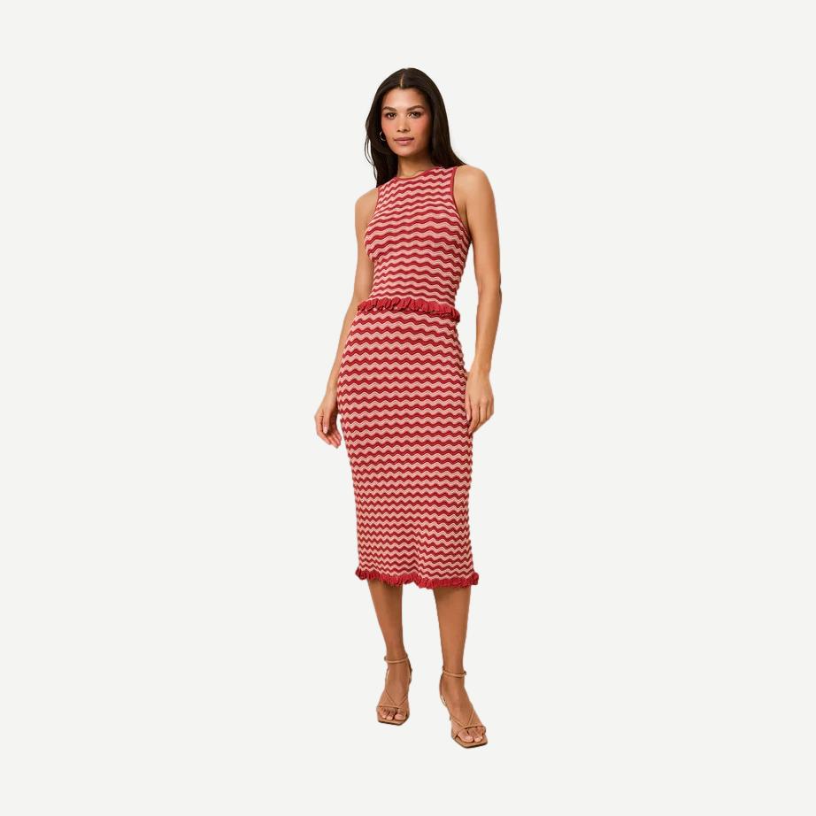 The Diana Skirt - Rooftop Red - Galvanic.co