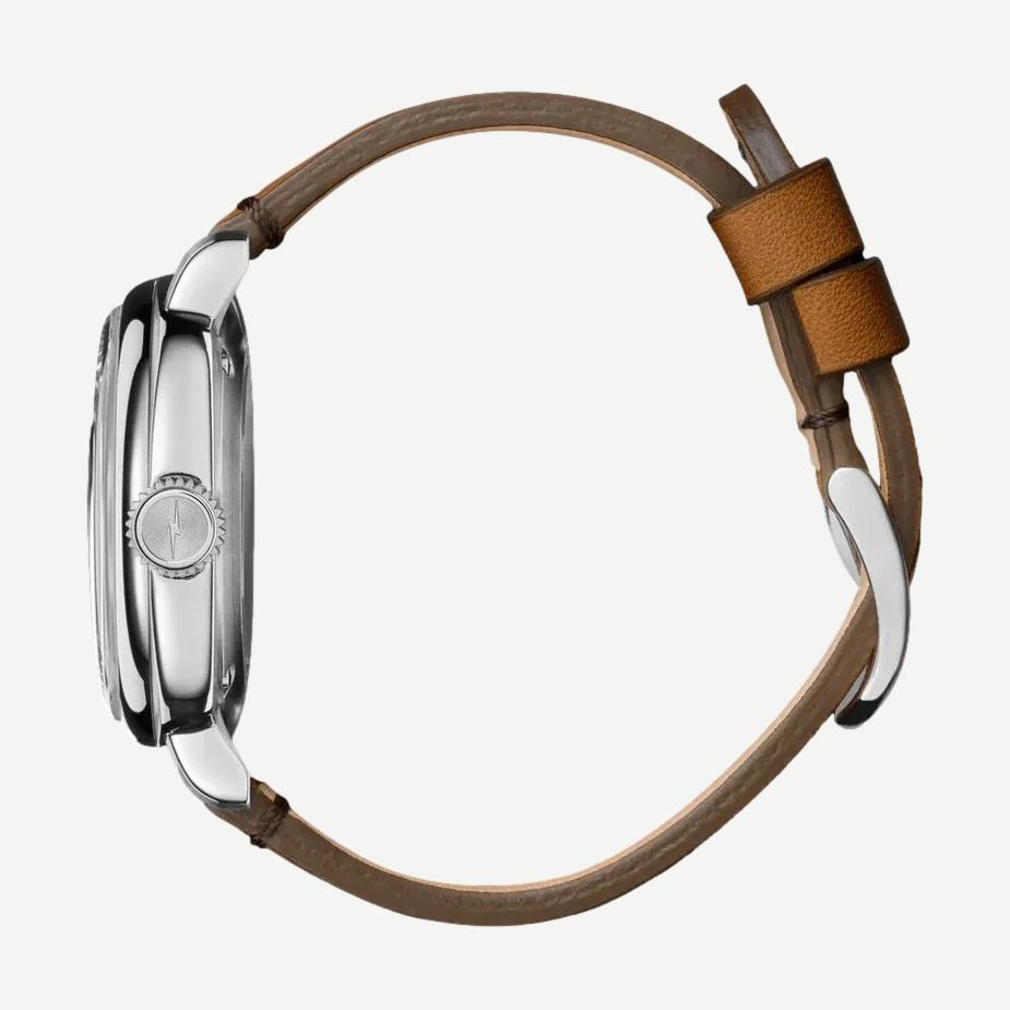 Mechanic 3H 39mm British Tan - Steel Blue