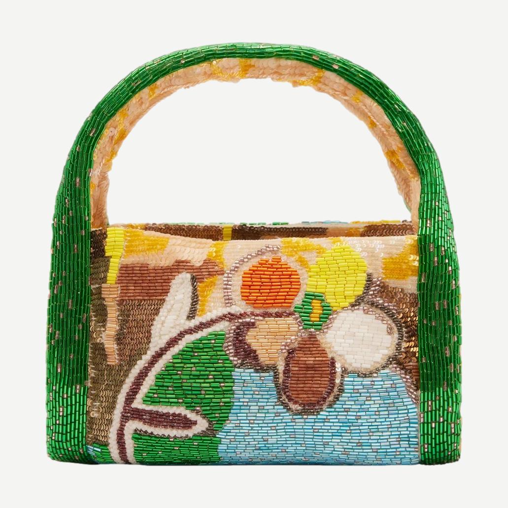 Limelight Beaded Barrel Bag - Multi - Galvanic.co