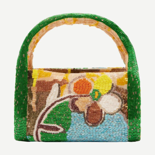 Limelight Beaded Barrel Bag - Multi - Galvanic.co