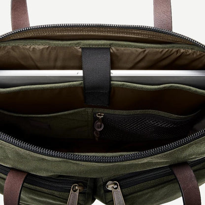 Dryden Briefcase - Otter Green - Galvanic.co