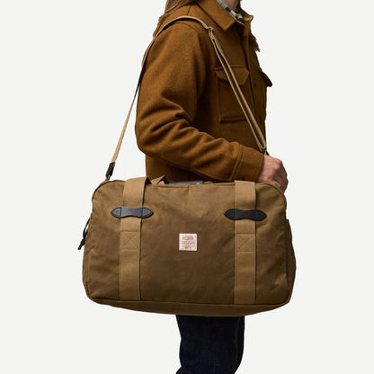 Tin Cloth Medium Duffle Bag - Dark Tan