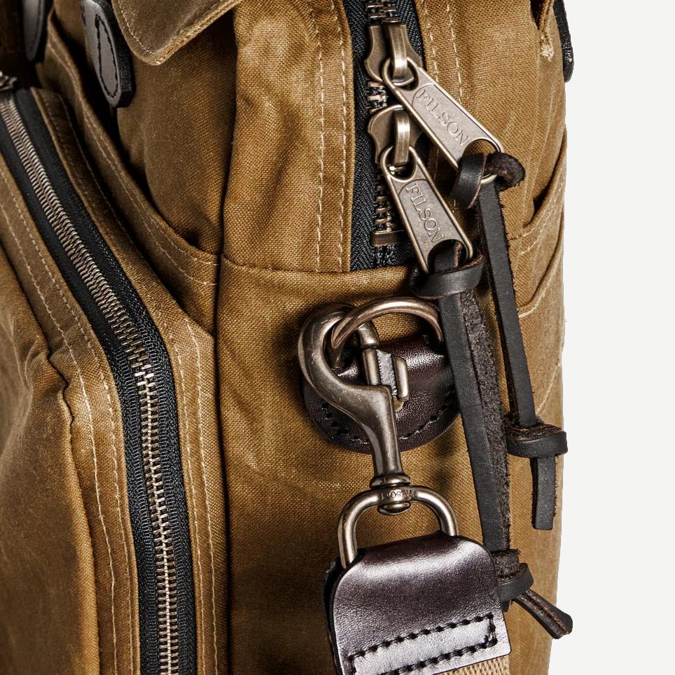 24 Hour Tin Briefcase - Dark tan