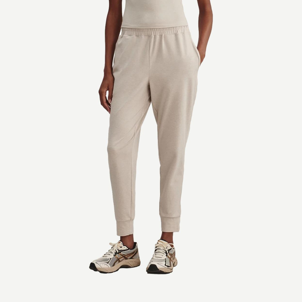 Badgley Active Sweatpant 27" - Pebble Marl
