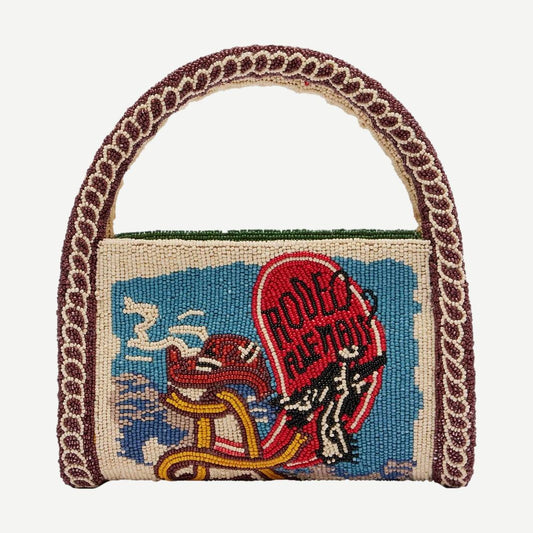 Ace Beaded Barrel Bag - Multi