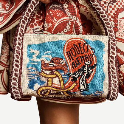Ace Beaded Barrel Bag - Multi