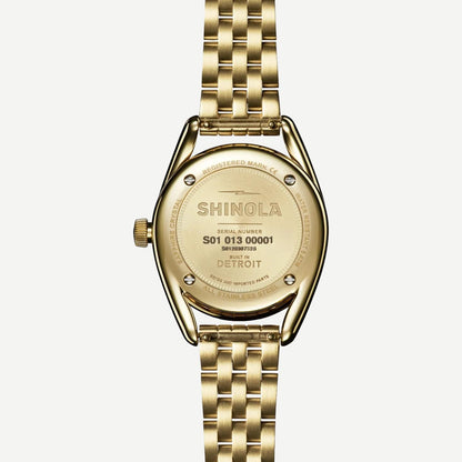Derby 2H 30.5mm - Gold Bracelet - Galvanic.co