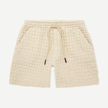 Porto Waffle Short - Ecru - Galvanic.co