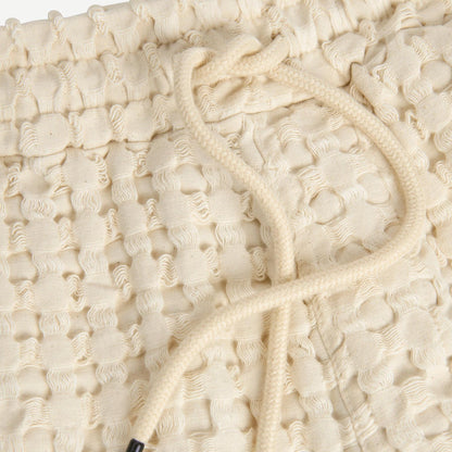 Porto Waffle Short - Ecru - Galvanic.co