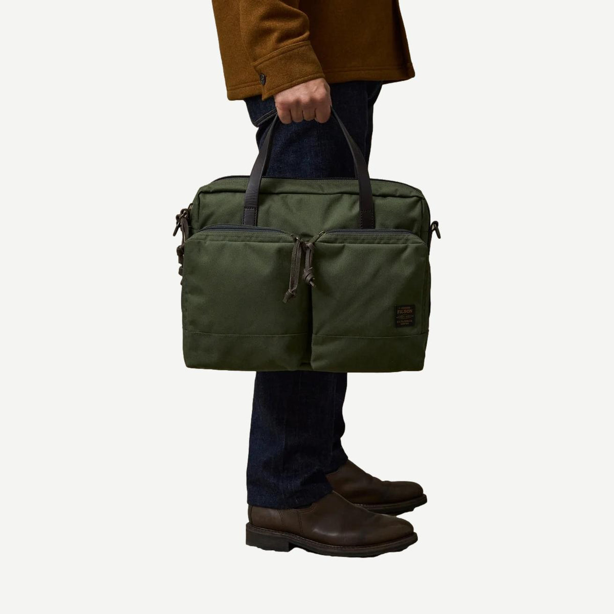 Dryden Briefcase - Otter Green - Galvanic.co