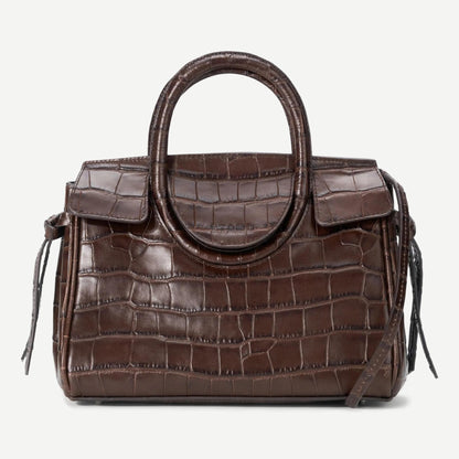 Maude Bag Mini - Espresso Snake