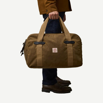 Tin Cloth Medium Duffle Bag - Dark Tan