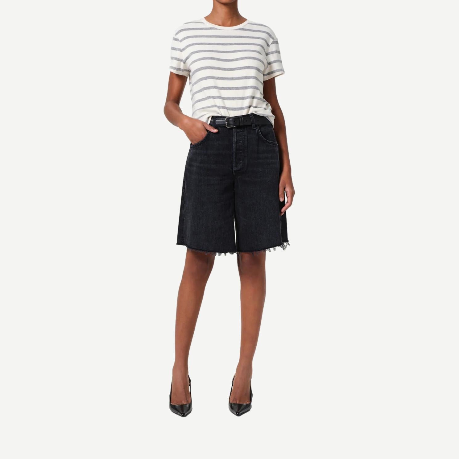 Kyle Tee in Campanula Stripe - cmpst - Galvanic.co