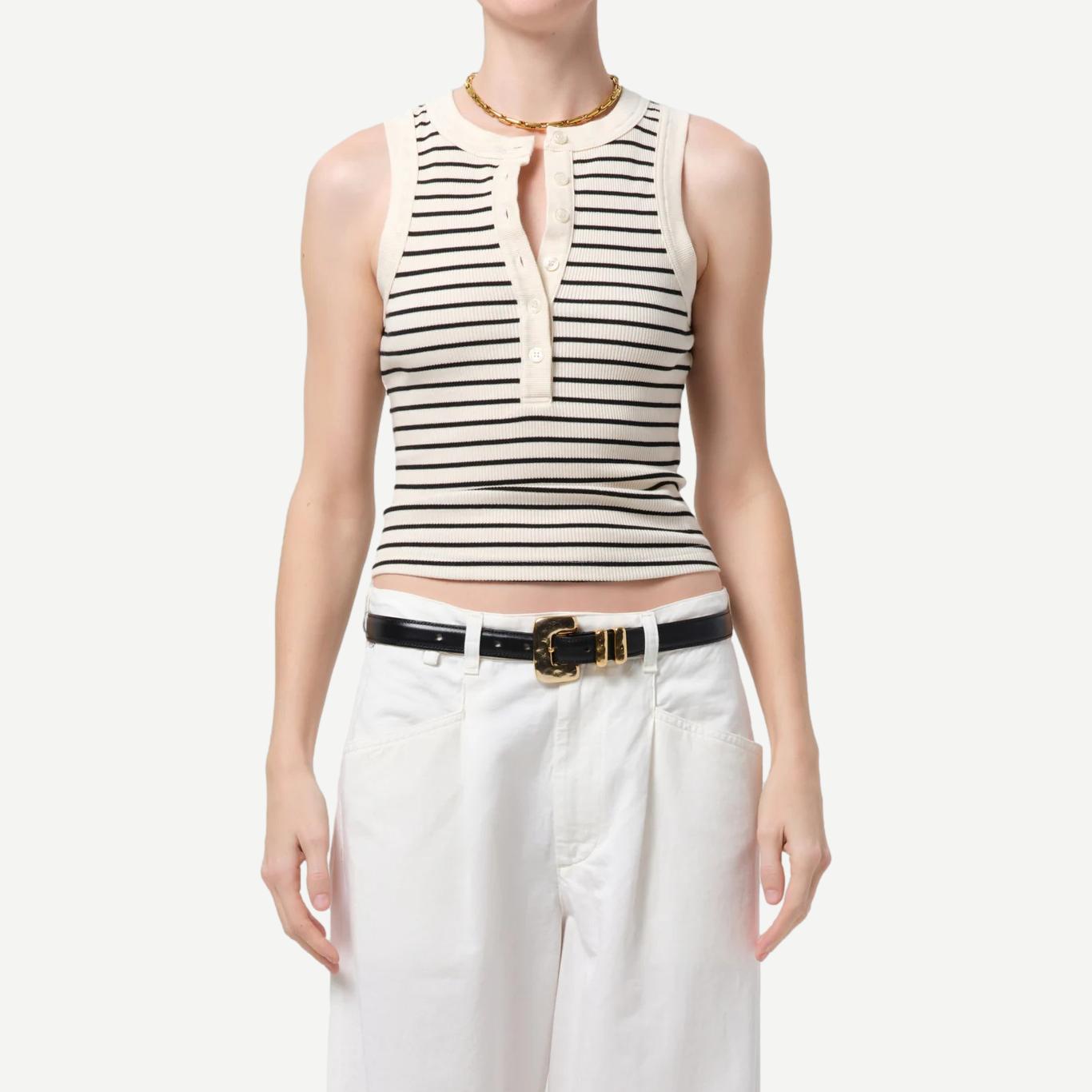 Caralyn Tank - Quartz Stripe - Galvanic.co