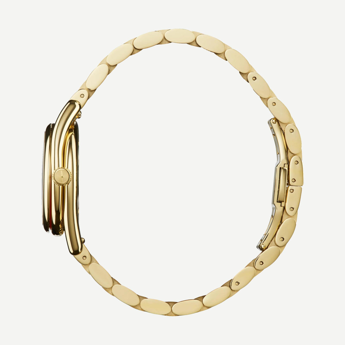 Shinola Derby 2H Gold 30.5mm watch with green malachite dial and gold-tone case