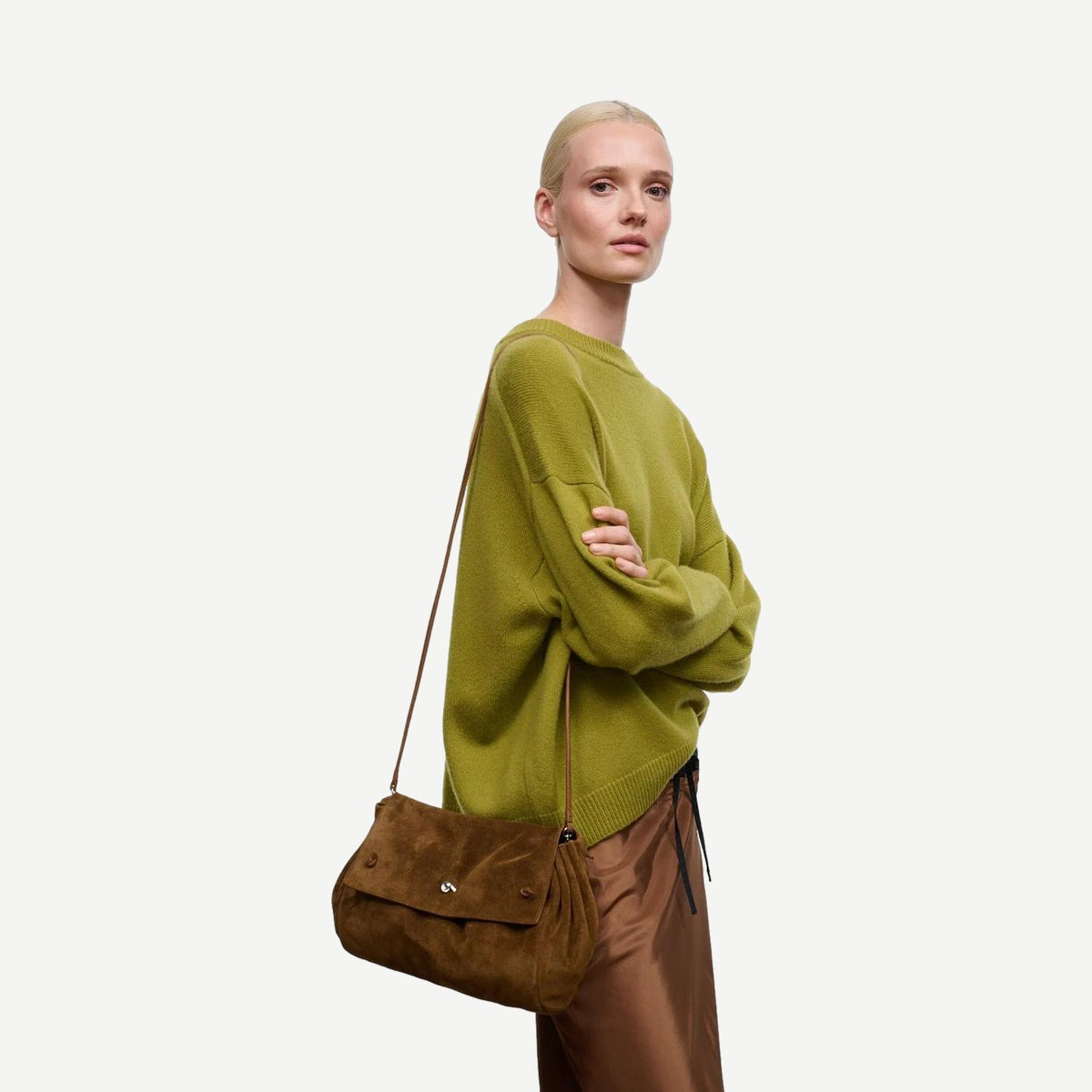 CY Convertible Bag - Cigar