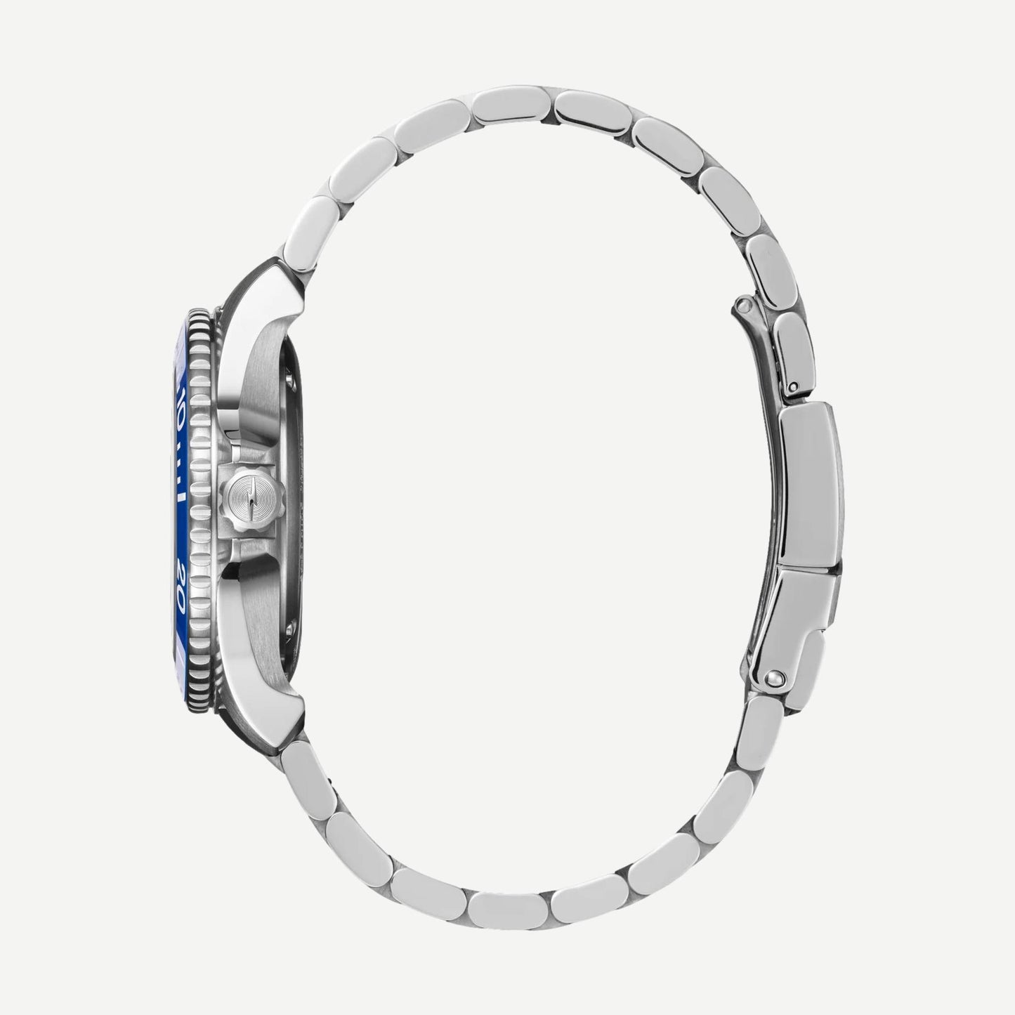 Monster Automatic Lake Michigan 39mm Dive Watch - Blue/MOP/Silver - Galvanic.co